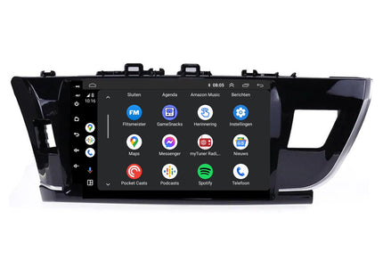 Toyota Corolla | Android 13 | Autoradio | 2014 t/m 2016 | CarPlay & Android Auto