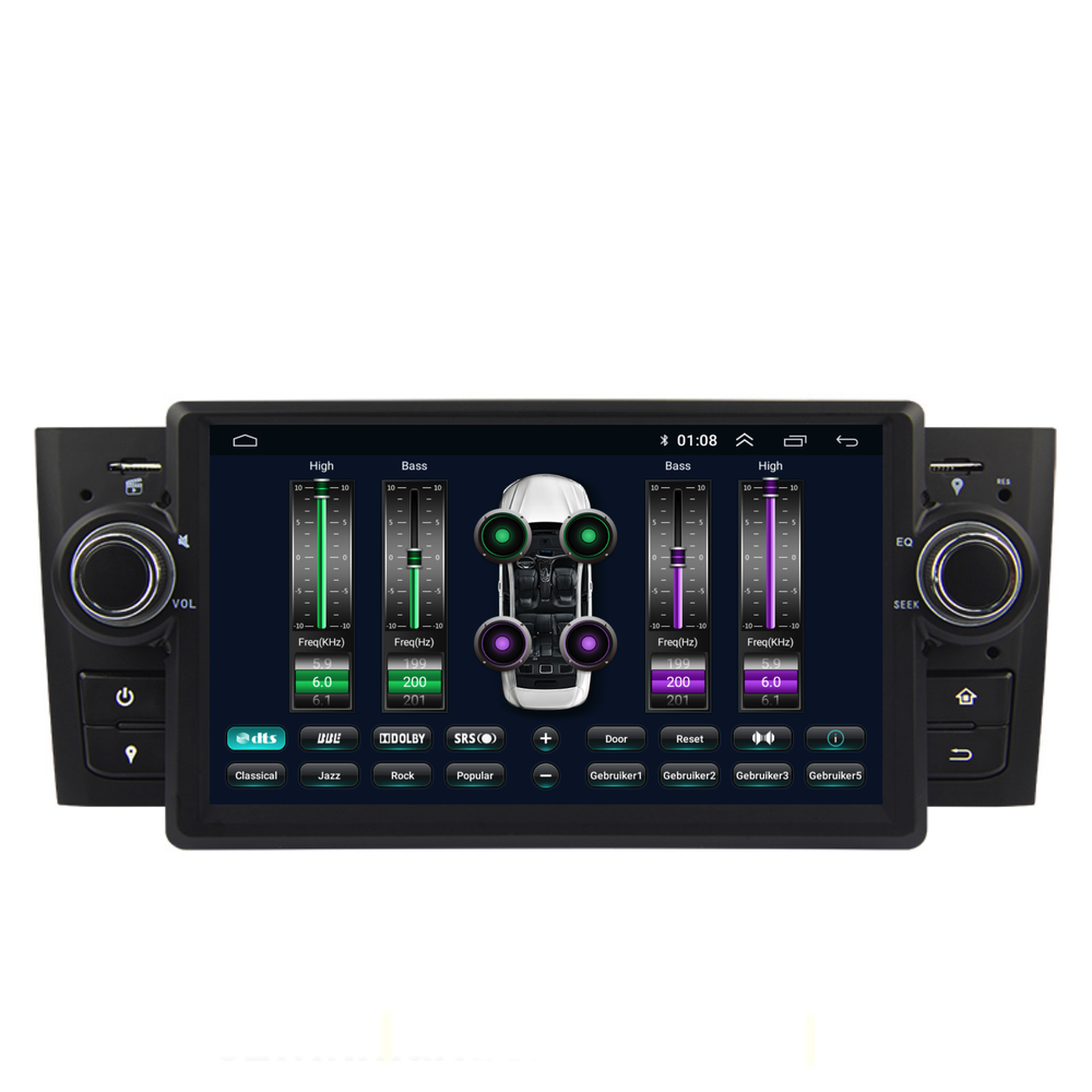 Fiat Punto/Linea Autoradio Android | 2006 à 2015 | CarPlay