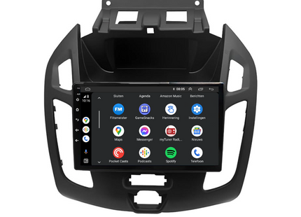 Ford Transit Tourneo Connect Android Autoradio | Zwart | 2013 t/m 2018 | CarPlay