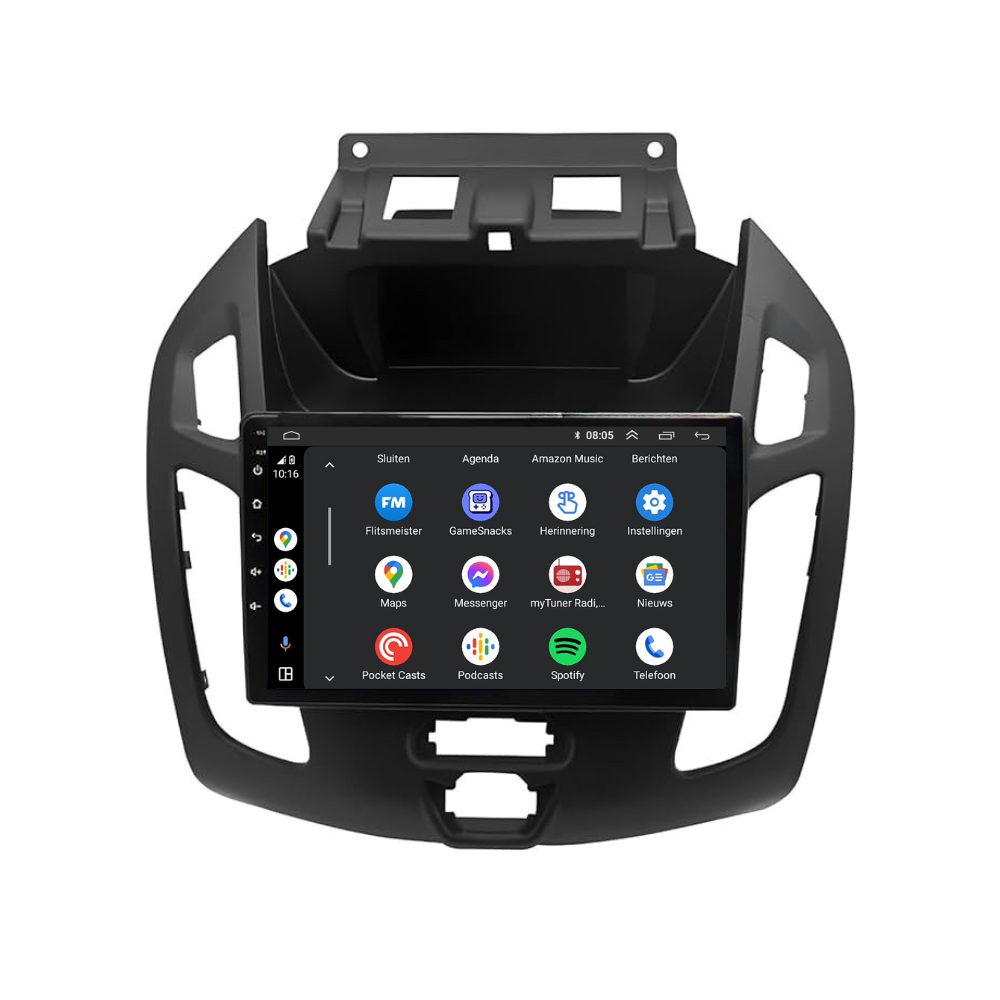 Ford Transit Tourneo Connect Android Car Radio | Black | 2013 to 2018 | CarPlay