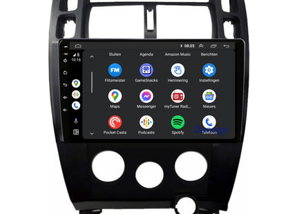 Hyundai Tucson CarPlay autoradio | 2004 t/m 2010 | Denago DNG-A89 | 9 inch | Android 13 | Draadloos CarPlay & Android Auto
