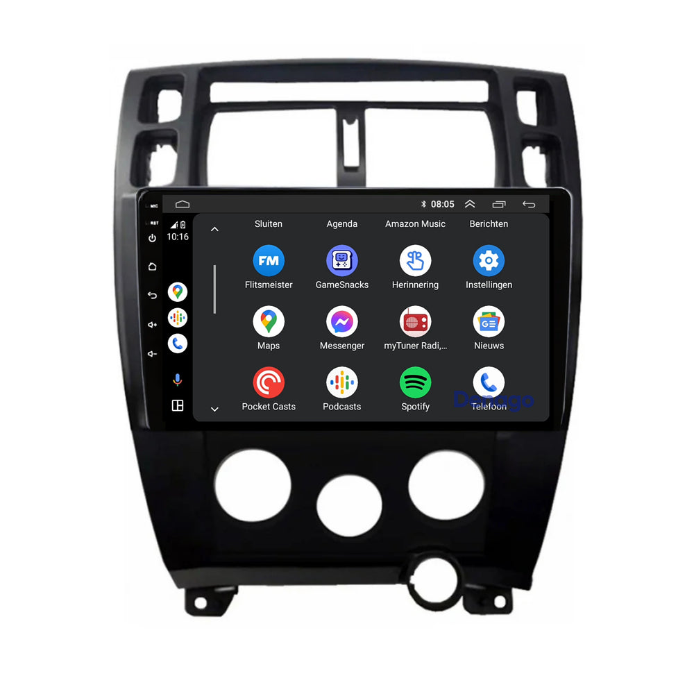 Radio para coche Hyundai Tucson CarPlay | 2004 a 2010 | Denago DNG-A89 | 9 pulgadas | Androide 13 | CarPlay inalámbrico y Android Auto