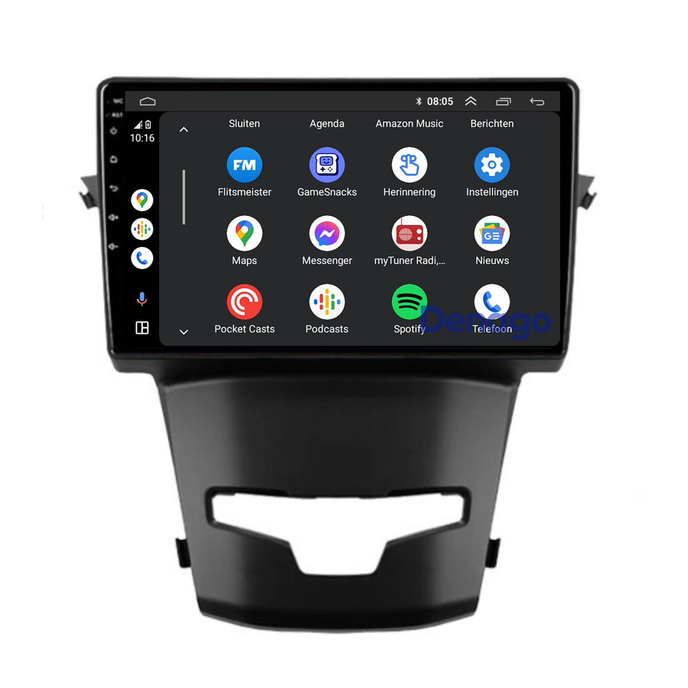 SsangYong Korando CarPlay car radio | 2014 to 2018 | Denago DNG-A217 | 9 inches | Android 13 | Wireless CarPlay & Android Auto