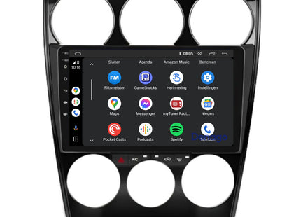 Mazda 6 CarPlay autoradio | 2002 t/m 2007 | Denago DNG-A130 | 9 inch | Android 13 | Draadloos CarPlay & Android Auto