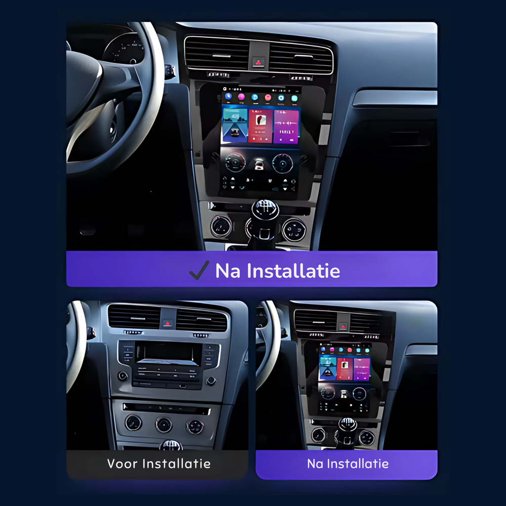 Volkswagen Golf 7 | 2012 t/m 2016 | Carplay & Android auto | Android 13 Autoradio Navigatie