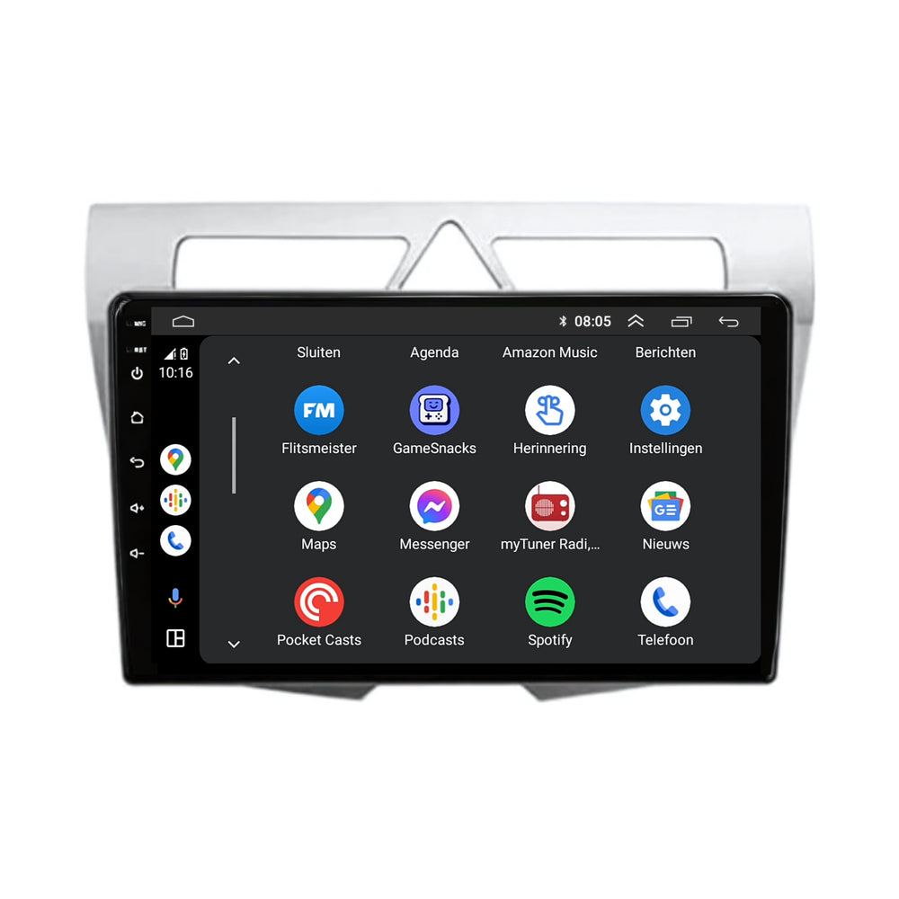 Kia Picanto | Radio de coche | 2008 a 2010 | Carplay y Android Auto | Plata