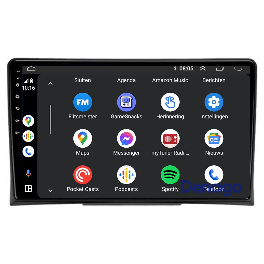 Volkswagen T5 Multivan & California CarPlay autoradio | 2004 t/m 2014 | Denago DNG-A272 | 9 inch | Android 13 | Draadloos CarPlay & Android Auto