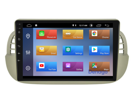 Fiat 500 | Autoradio | 2007 t/m 2015 | Android 13 & CarPlay