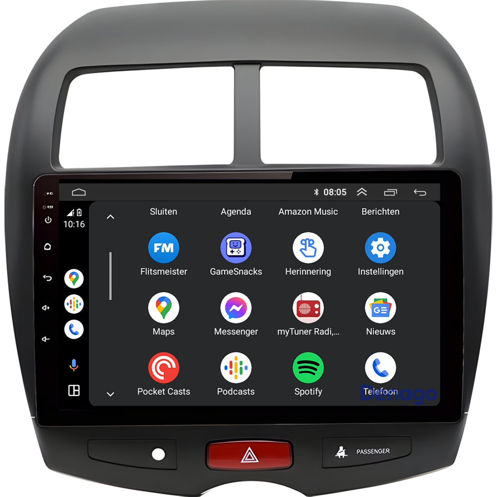 Autoradio CarPlay pour Mitsubishi ASX (2010-2015) | Denago DNG-A117 | Écran 9 pouces | Android 13 | CarPlay sans fil & Android Auto