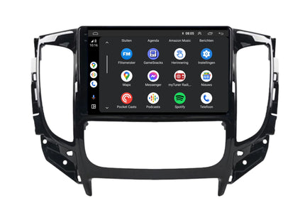 Mitsubishi Triton | Android 13 | Autoradio | 2015 t/m 2018 | CarPlay & Android Auto