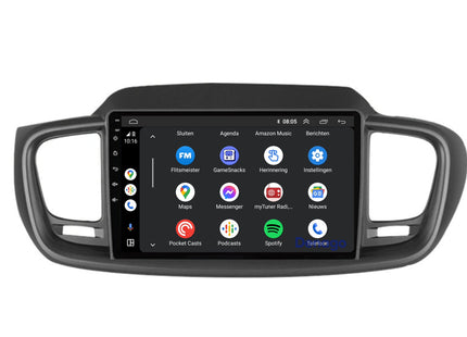 Kia Sorento CarPlay autoradio | 2015 t/m 2018 | Denago DNG-A277 | 9 inch | Android 13 | Draadloos CarPlay & Android Auto