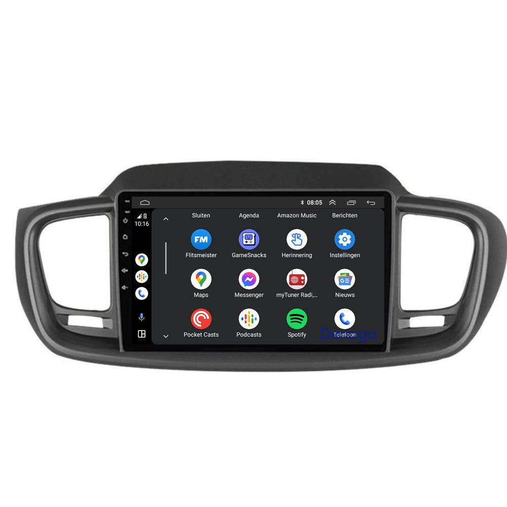 Kia Sorento CarPlay car radio | 2015 to 2018 | Denago DNG-A277 | 9 inches | Android 13 | Wireless CarPlay & Android Auto