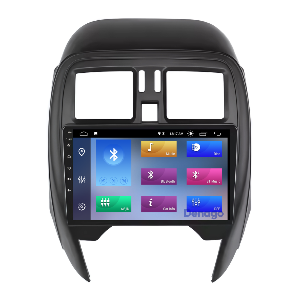 Radio del coche Nissan Micra CarPlay | 2013 a 2017 | Denago DNG-A27 | 9 pulgadas | Androide 13 | CarPlay inalámbrico y Android Auto