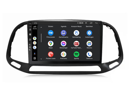 Radio para coche Fiat Doblo CarPlay | 2015 a 2021 | Denago DNG-A327 | 9 pulgadas | Android 13 | CarPlay inalámbrico & Android Auto