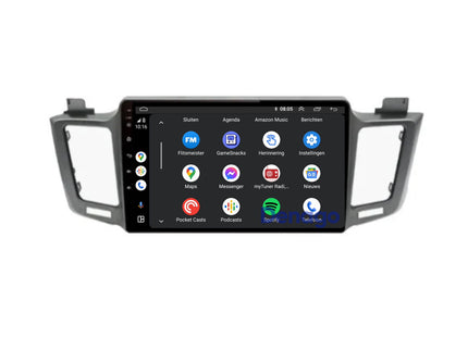 Toyota RAV4 CarPlay autoradio | 2013 t/m 2018 | Denago DNG-A249 | 9 inch | Android 13 | Draadloos CarPlay & Android Auto