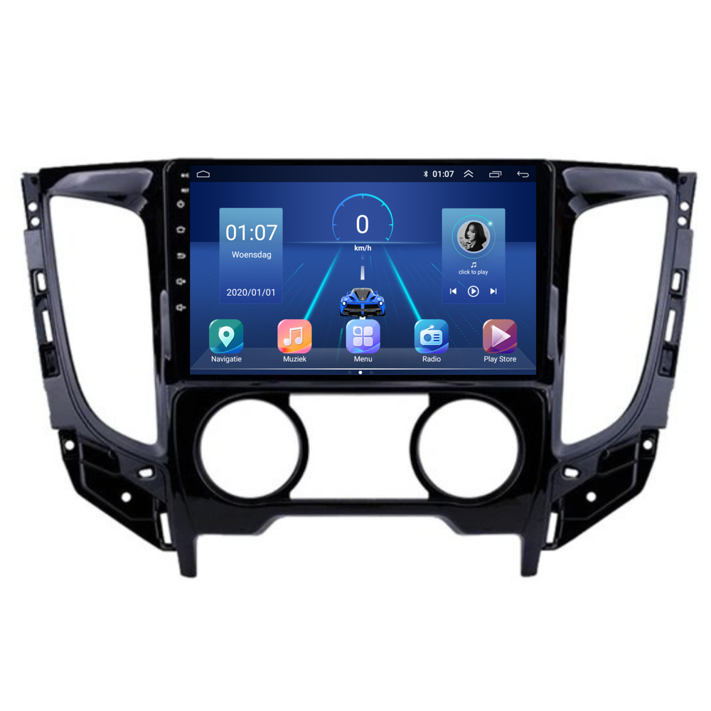 Mitsubishi L200 | Androide 13 | Radio de coche | 2016 | CarPlay y Android Auto