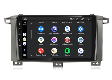 Land Cruiser LC100 | Android 13 | Autoradio | 2005 t/m 2007 | CarPlay & Android Auto