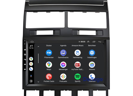 Volkswagen Touareg CarPlay car radio | 2002 to 2010 | Denago DNG-A326 | 9 inch | Android 13 | Wireless CarPlay & Android Auto