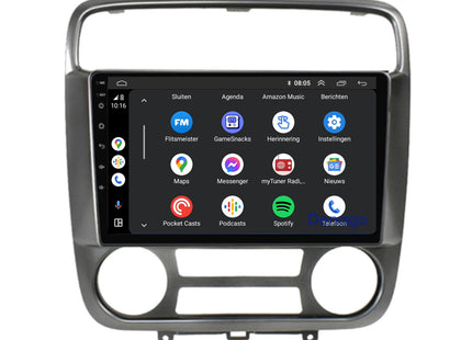 Honda Stream CarPlay autoradio | 2000 t/m 2006 | Denago DNG-A138 | 9 inch | Android 13 | Draadloos CarPlay & Android Auto
