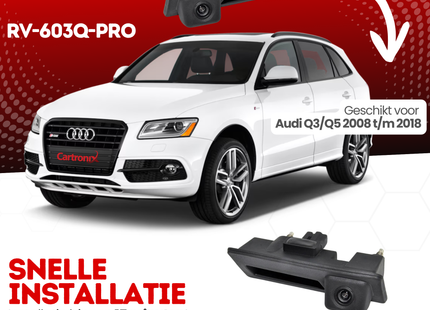 Audi Q3/Q5 Achteruitrijcamera | 2008 t/m 2018 | Nachtzicht & HD Beeld