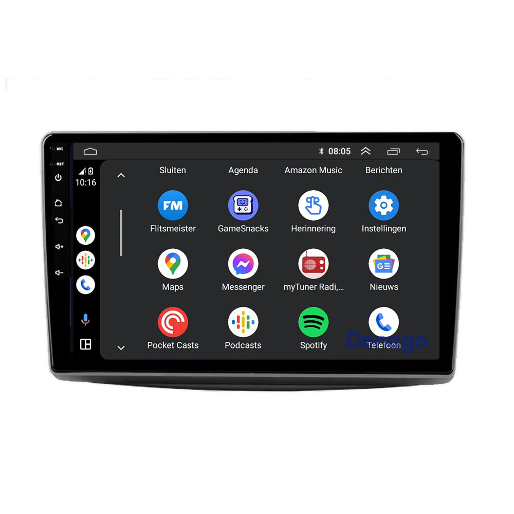 Radio para coche Alfa Romeo MiTo CarPlay | 2008 a 2016 | Denago DNG-A317 | 9 pulgadas | Androide 13 | CarPlay inalámbrico y Android Auto