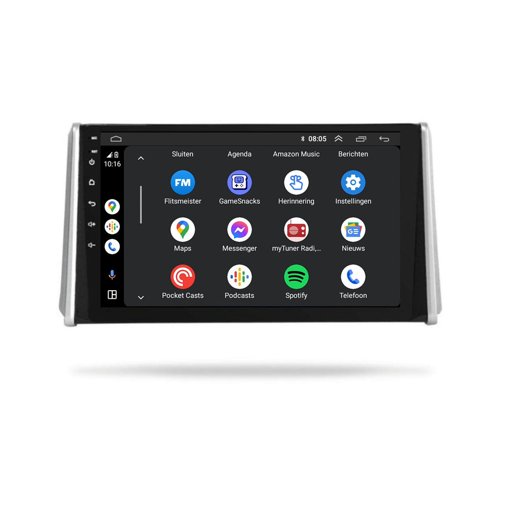 Toyota RAV4 | Android 13 | Autoradio | 2019 t/m 2022 | CarPlay & Android Auto
