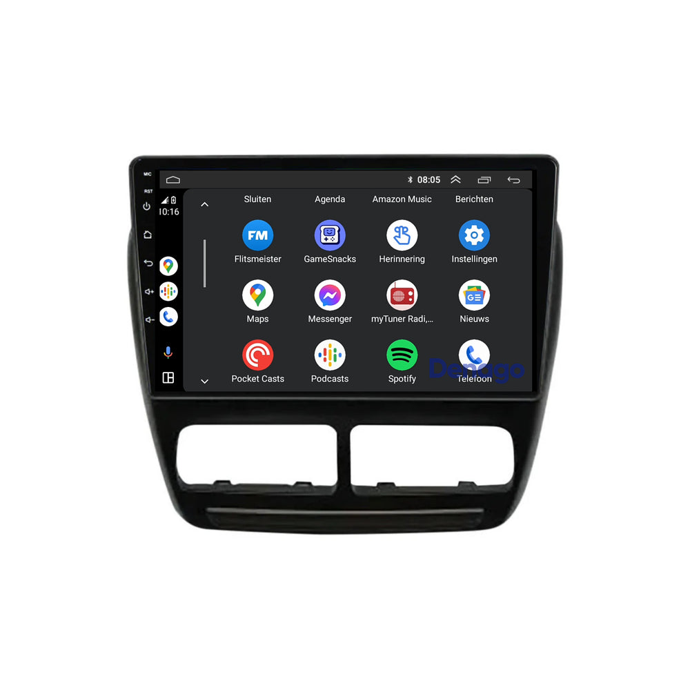 Radio para coche Fiat Doblo CarPlay | 2010 a 2014 | Denago DNG-A213 | 9 pulgadas | Androide 13 | CarPlay inalámbrico y Android Auto