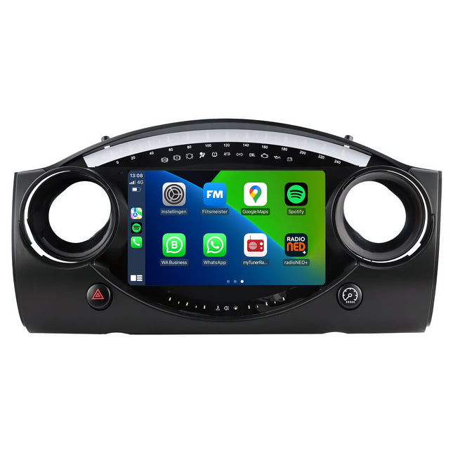 Android 13 CarPlay Autoradio voor Mini Cooper R50/R52/R53 | 2000 t/m 2007
