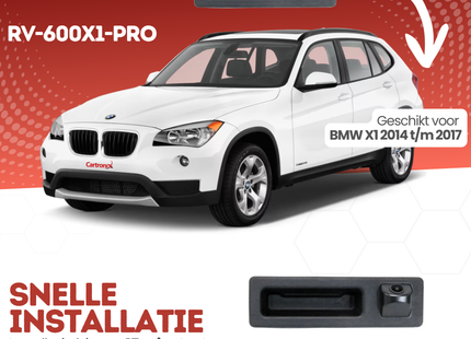 BMW X1 Achteruitrijcamera | 2014 t/m 2017 | Nachtzicht & HD Beeld
