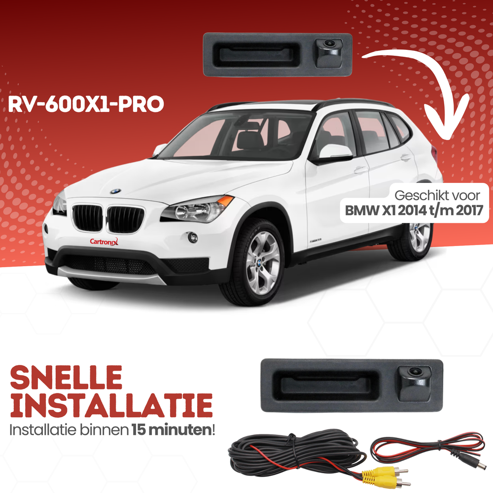 BMW X1 Achteruitrijcamera | 2014 t/m 2017 | Nachtzicht & HD Beeld