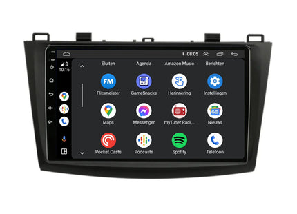 Mazda 3 | Android 13 | Autoradio | 2010 t/m 2013 | CarPlay & Android Auto