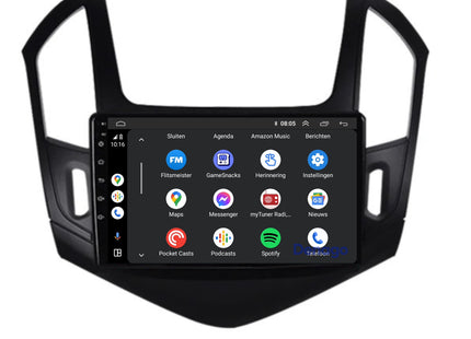 Chevrolet Cruze CarPlay autoradio | 2012 t/m 2014 | Denago DNG-A169 | 9 inch | Android 13 | Draadloos CarPlay & Android Auto