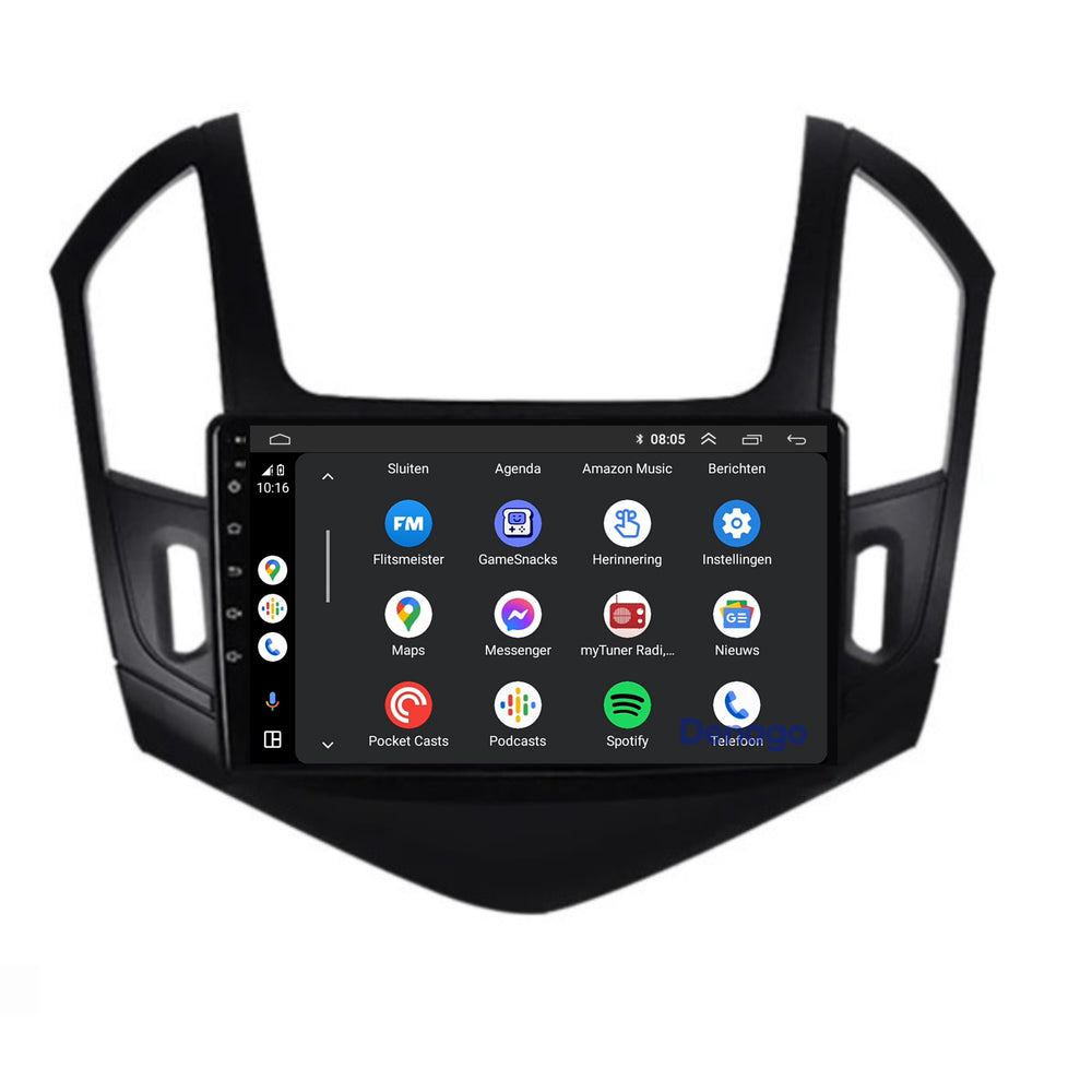 Autoradio CarPlay pour Chevrolet Cruze | 2012 à 2014 | Denago DNG-A169 | Écran 9 pouces | Android 13 | CarPlay sans fil & Android Auto