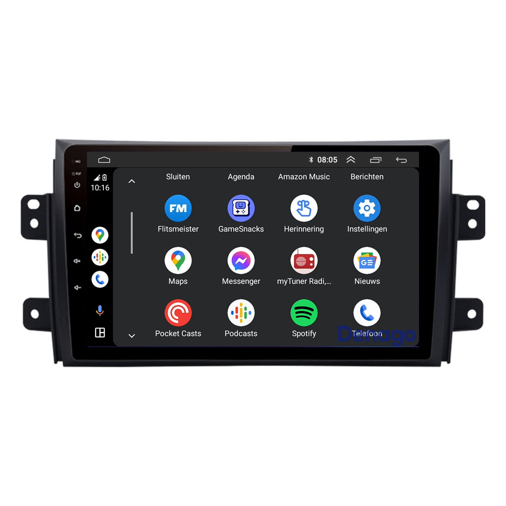 Radio de coche Suzuki SX4 CarPlay | 2006 a 2011 | Denago DNG-A315 | 9 pulgadas | Androide 13 | CarPlay inalámbrico y Android Auto
