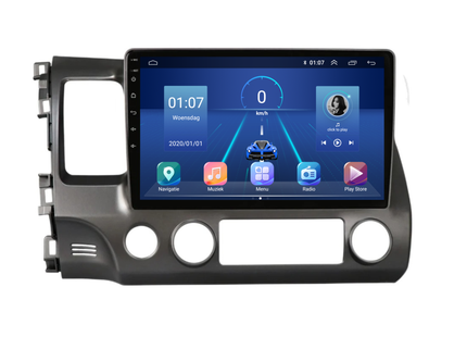 Honda Civic CarPlay | Android 13 | Autoradio | 2007 t/m 2011 | Carplay & Android Auto