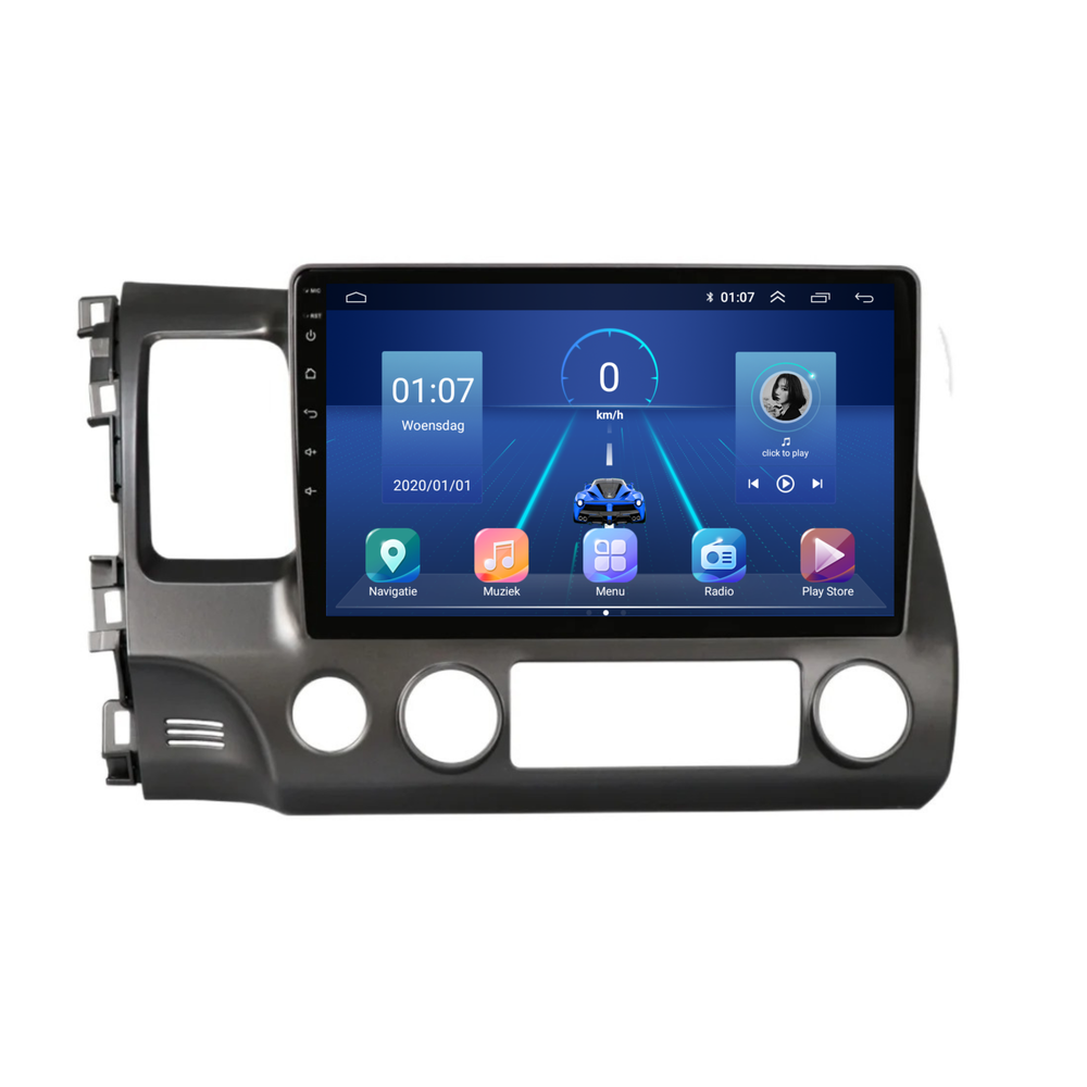 Honda Civic CarPlay | Android 13 | Autoradio | 2007 t/m 2011 | Carplay & Android Auto