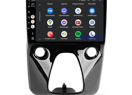 Citroën C1 CarPlay autoradio | 2015 t/m 2021 | Denago DNG-A264 | 10 inch | Android 13 | Draadloos CarPlay & Android Auto
