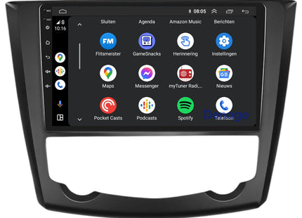 Renault Kadjar CarPlay autoradio | 2015 t/m 2018 | Denago DNG-A128 | 9 inch | Android 13 | Draadloos CarPlay & Android Auto