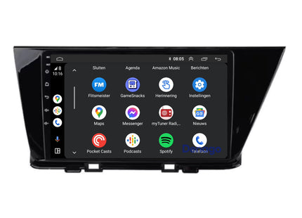 Kia Niro CarPlay autoradio | 2016 t/m 2019 | Denago DNG-A183 | 9 inch | Android 13 | Draadloos CarPlay & Android Auto