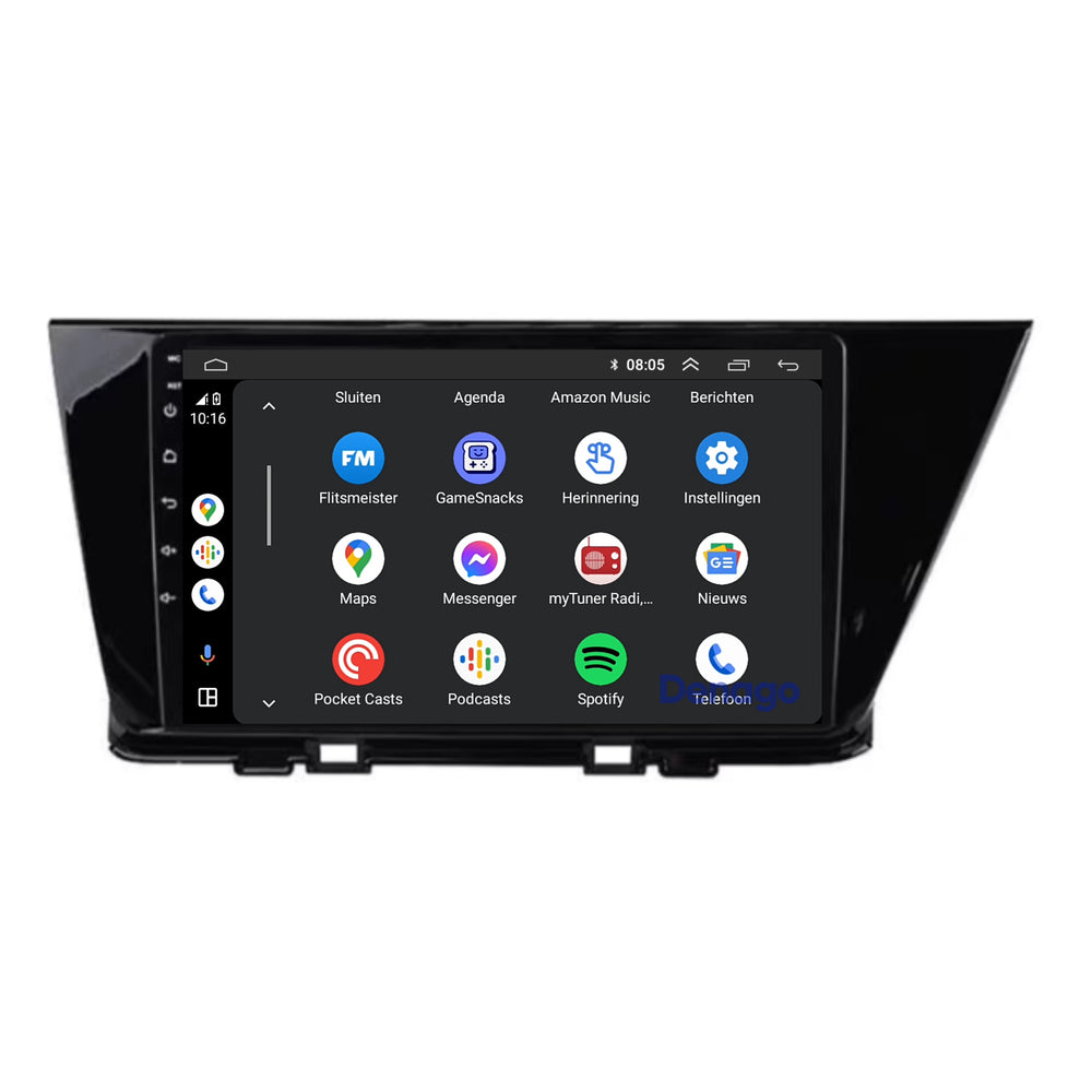 Radio de coche Kia Niro CarPlay | 2016 a 2019 | Denago DNG-A183 | 9 pulgadas | Androide 13 | CarPlay inalámbrico y Android Auto