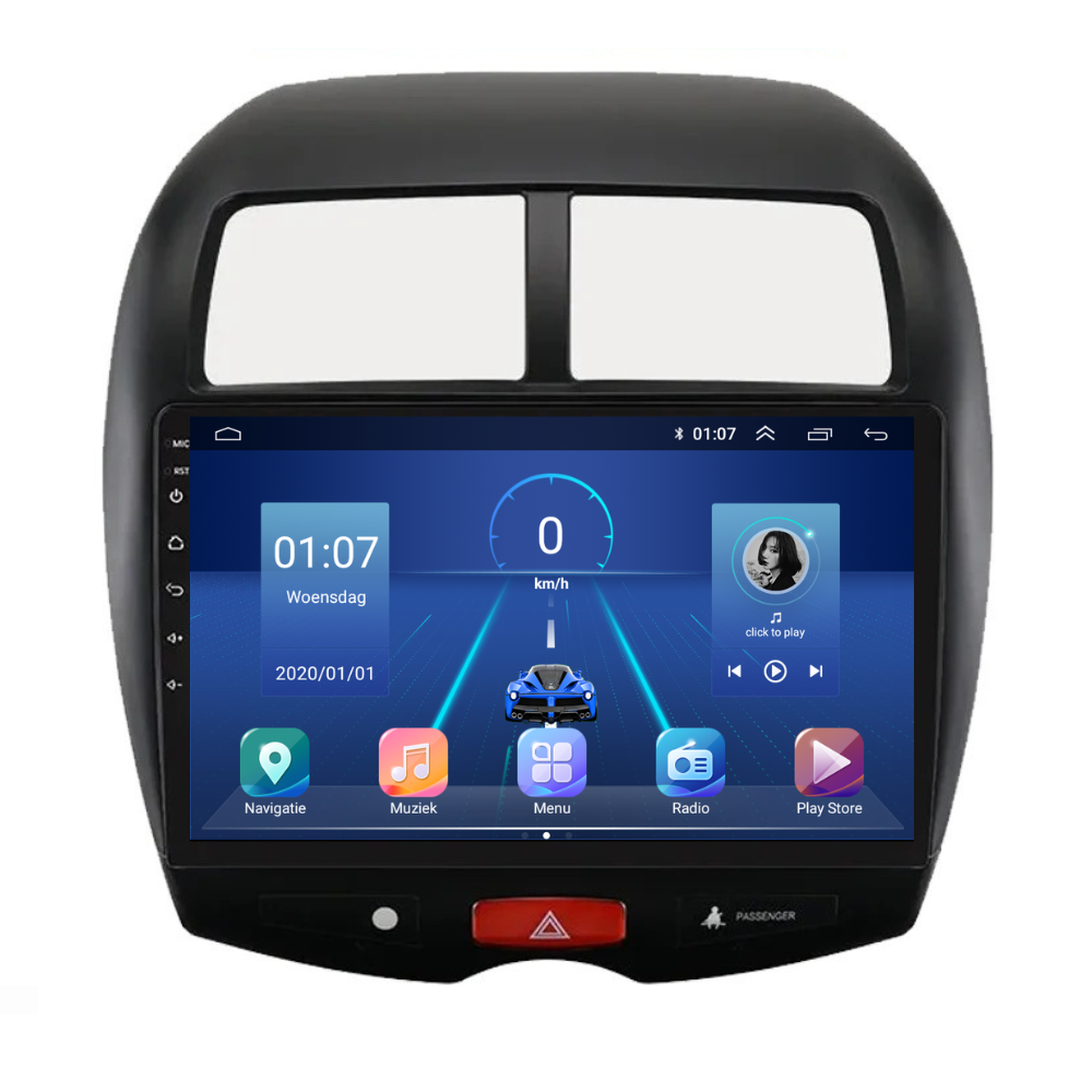 Mitsubishi ASX | Androide 13 | Radio de coche | 2010 a 2015 | Carplay y Android Auto
