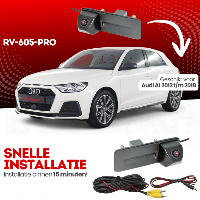 Audi A1 Achteruitrijcamera | 2012 t/m 2018 | Nachtzicht & HD Beeld