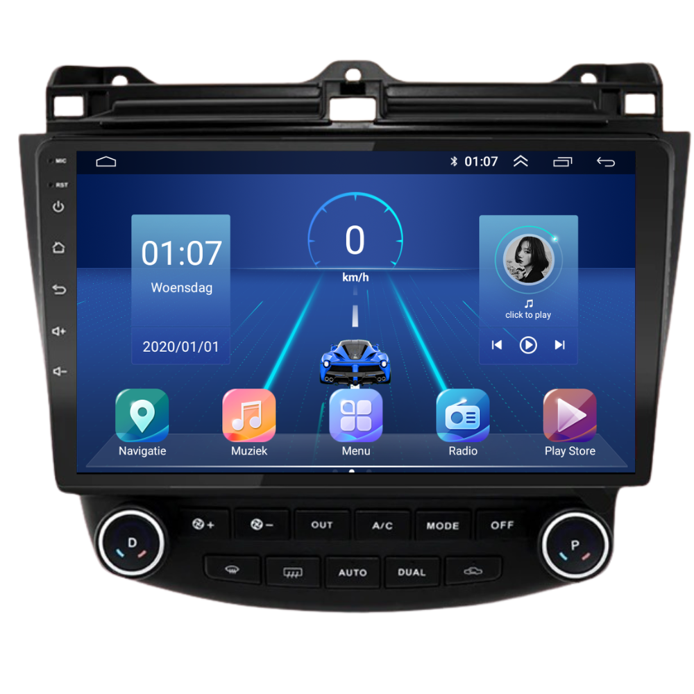 Honda Accord | Android 13 | Autoradio | 2003 t/m 2008 | Carplay & Android Auto