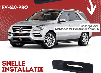 Mercedes ML klasse Achteruitrijcamera | 2011 t/m 2015 | Nachtzicht & HD Beeld