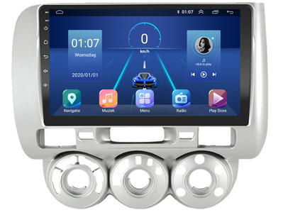 CarPlay Honda Jazz | Android 13 | Autoradio | 2002 t/m 2005 | Carplay & Android Auto