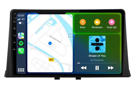Opel Combo | Citroën Berlingo | Peugeot Partner | Android 13 | Autoradio | 2019 t/m 2023 | Carplay & Android Auto