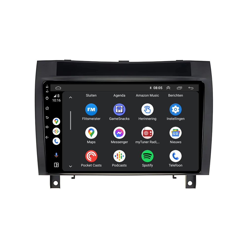 Mercedes-Benz SLK | Androide 13 | Radio de coche | 2004 a 2010 | CarPlay y Android Auto