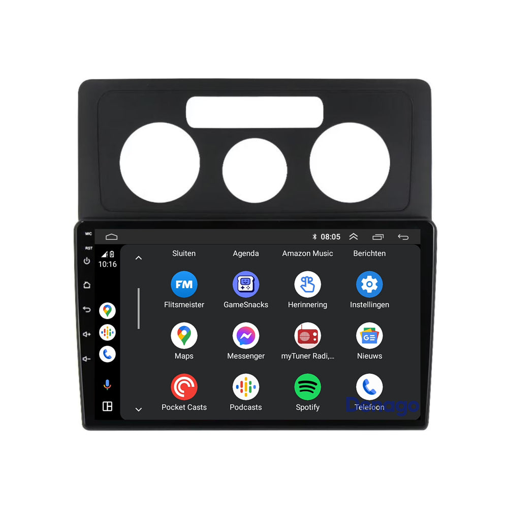 Autoradio CarPlay pour Volkswagen Caddy | 2010 à 2015 | Denago DNG-A241 | Écran 9 pouces | Android 13 | CarPlay sans fil & Android Auto