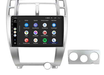 Hyundai Tucson CarPlay autoradio | 2004 t/m 2010 | Denago DNG-A103 | 9 inch | Android 13 | Draadloos CarPlay & Android Auto