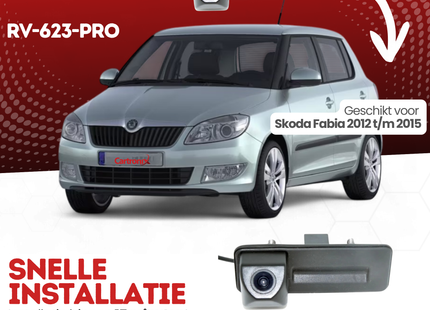 Skoda Fabia Achteruitrijcamera | 2012 t/m 2015 | Nachtzicht & HD Beeld